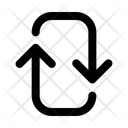 پیش‌نمایش فایل loop-direction-repeat-square-vertical-arrow-13174348 از پک پیکان