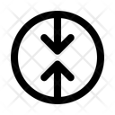 پیش‌نمایش فایل arrows-vertical-minimize-circle-arrow-13174093 از پک پیکان