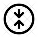 پیش‌نمایش فایل arrows-vertical-minimize-circle-arrow-13174094 از پک پیکان