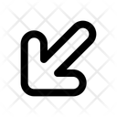 پیش‌نمایش فایل big-arrow-down-left-13174100 از پک پیکان