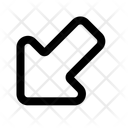 پیش‌نمایش فایل big-arrow-down-left-arrow-13174099 از پک پیکان
