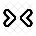 پیش‌نمایش فایل chevron-contract-horizontal-arrow-13174130 از پک پیکان