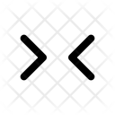 پیش‌نمایش فایل chevron-contract-horizontal-arrow-13174131 از پک پیکان