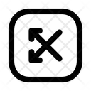 پیش‌نمایش فایل crossing-directions-horizontal-left-squarearrow-13174179 از پک پیکان