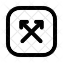 پیش‌نمایش فایل crossing-directions-vertical-up-squarearrow-13174186 از پک پیکان