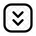 پیش‌نمایش فایل double-down-squarearrow-13174200 از پک پیکان