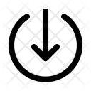 پیش‌نمایش فایل arrow-circle-broken-down-arrow-13173933 از پک پیکان