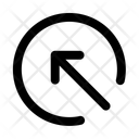 پیش‌نمایش فایل arrow-circle-broken-up-left-arrow-13173939 از پک پیکان