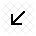 پیش‌نمایش فایل arrow-down-left-13173945 از پک پیکان