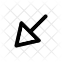 پیش‌نمایش فایل arrow-down-left-triangle-arrow-13173941 از پک پیکان