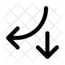 پیش‌نمایش فایل arrow-ramp-left-down-arrow-13173969 از پک پیکان
