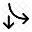 پیش‌نمایش فایل arrow-ramp-right-down-arrow-13173971 از پک پیکان