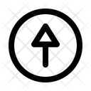 پیش‌نمایش فایل arrow-up-triangle-circle-arrow-13174004 از پک پیکان