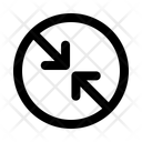 پیش‌نمایش فایل arrows-diagonal-contract-alt-circle-arrow-13174023 از پک پیکان