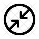پیش‌نمایش فایل arrows-diagonal-contract-circle-arrow-13174027 از پک پیکان