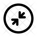 پیش‌نمایش فایل arrows-diagonal-contract-circle-arrow-13174028 از پک پیکان