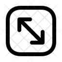 پیش‌نمایش فایل arrows-diagonal-expand-alt-square-arrow-13174036 از پک پیکان