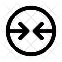 پیش‌نمایش فایل arrows-horizontal-minimize-circle-arrow-13174055 از پک پیکان