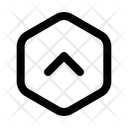 پیش‌نمایش فایل up-hexagonalarrow-13174532 از پک پیکان