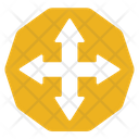 پیش‌نمایش فایل cross-junction از پک تابلو علامت پیکان ها