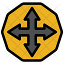 پیش‌نمایش فایل cross-sign از پک تابلو علامت پیکان