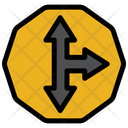 پیش‌نمایش فایل intersection-sign از پک تابلو علامت پیکان