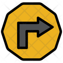 پیش‌نمایش فایل rigth-turn-sign از پک تابلو علامت پیکان