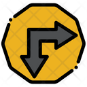 پیش‌نمایش فایل resize-sign از پک تابلو علامت پیکان ها