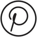 پیش‌نمایش فایل pinterest-1795677 از پک آیکون شبکه های اجتماعی