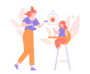 پیش‌نمایش فایل mother-feeding-her-daughter-3413696 از پک خانواده