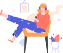 پیش‌نمایش فایل young-girl-in-headphones-using-a-smartphone-4307181 از پک پادکست