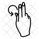 پیش‌نمایش فایل two-x-rotate-3242395 از پک حالت های دست