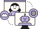 پیش‌نمایش فایل businesswoman-needs-robotic-help-11922873 از پک مجموعه تصویرسازی هوش مصنوعی