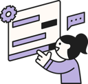 پیش‌نمایش فایل businesswoman-takes-help-of-chatbot-11922872 از پک مجموعه تصویرسازی هوش مصنوعی