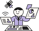 پیش‌نمایش فایل data-scientist-works-on-space-technology-11922896 از پک مجموعه تصویرسازی هوش مصنوعی