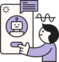 پیش‌نمایش فایل employee-needs-robotic-assistant-11922882 از پک مجموعه تصویرسازی هوش مصنوعی