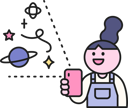 پیش‌نمایش فایل girl-experiencing-meta-verse-using-mobile-phone-11912732 از پک مجموعه تصویرسازی هوش مصنوعی