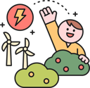 پیش‌نمایش فایل boy-waving-hand-while-use-renewable-energy-11950556 از پک سازگار با محیط زیست