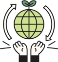 پیش‌نمایش فایل ecology-cycle-and-care-11950568 از پک سازگار با محیط زیست