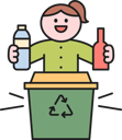 پیش‌نمایش فایل girl-throwing-plastic-bottles-in-garbage-bin-11950534 از پک سازگار با محیط زیست