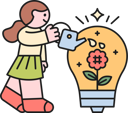 پیش‌نمایش فایل girl-watering-eco-idea-11950544 از پک سازگار با محیط زیست