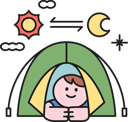 پیش‌نمایش فایل boy-enjoying-camping-in-summer-11922818 از پک تابستان