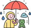 پیش‌نمایش فایل boy-enjoying-rain-while-holding-umbrella-11922804 از پک تابستان