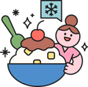 پیش‌نمایش فایل girl-enjoying-ice-cream-11922815 از پک تابستان