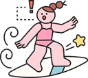 پیش‌نمایش فایل girl-enjoying-surfing-11922803 از پک تابستان