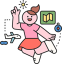 پیش‌نمایش فایل girl-going-for-international-trip-11922805 از پک تابستان