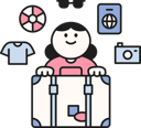 پیش‌نمایش فایل girl-going-for-summer-trip-11922854 از پک تابستان