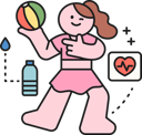 پیش‌نمایش فایل girl-playing-with-beach-ball-11922825 از پک تابستان