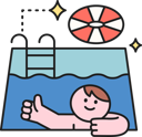 پیش‌نمایش فایل man-enjoying-swimming-in-swimming-pool-11922813 از پک تابستان
