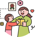 پیش‌نمایش فایل boy-giving-gift-to-mother-11967763 از پک ماه خانواده